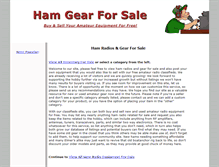Tablet Screenshot of hamradioequipment.org